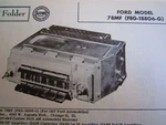 1957 Ford 78MF ( FEG-18806-G ) Radio Photofact. Fixed Price $10.00.