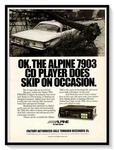 Alpine 7903 Cd Player Act Of God Print Vintage 1989 Magazine Advertisement. Fixed Price $9.70.