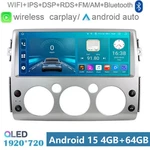 12.3" Android 15 Stereo Radio Bt For Toyota Fj Cruiser Head Unit Gps Carplay. Fixed Price $253.99.