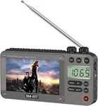 720P 4.3" Screen Am Fm Sw Movie Video Radio With Bluetooth, Rechargeable Pocket. Fixed Price $73.99.