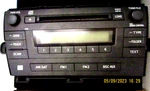 Radio Toyota Prius 2010 02 8612047370 990682. Fixed Price $20.00.