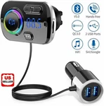 Handsfree Bluetooth Fm Transmitter Wireless Radio Adapter Car Kit MP3 Player Usb. Fixed Price $17.99.