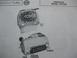 1955 Chevrolet 987088 Radio Photofact. Fixed Price $10.00.