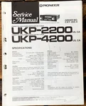Pioneer UKP-2200 UKP-4200 Car Stereo Service Manual *original* #1. Fixed Price $14.97.