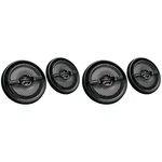 Sony 6.5" Marine Speakers 4 Pack Coaxial Boat Waterproof Black Grill.... Fixed Price $129.98.