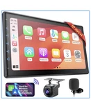 10 Touch Screen Double Din Stereo Compatible W/ Carplay; Backup Camera. Fixed Price $69.00.