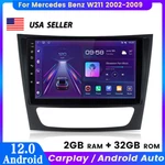 For Mercedes Benz E-W211 2002-2009 Cls W219 Stereo Radio ANDROID12.0 Carplay. Fixed Price $149.99.
