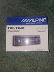 Alpine Bluetooth Car Audio Stereo Dash Unit CDE-143BT Eq Vintage Rare Sub!. Fixed Price $249.33.
