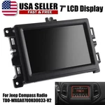 7" Lcd Touch Screen W/ Frame For 2017-2020 Jeep Compass Radio Navigation Replace. Fixed Price $69.99.
