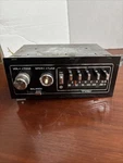 Oem Chrysler Am/fm Black Chrome Car Radio Stereo ***untested. Fixed Price $49.95.