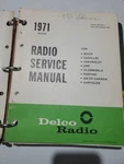 Vintage 1971 Delco Am Pushbutton Radio Service Manual Section - Schematics,.... Fixed Price $19.95.