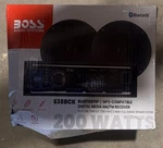 Boss Audio 638BCK Single Din Bluetooth Car Stereo- New /damaged Box. Fixed Price $55.00.