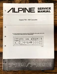 Alpine Model 7189E Car Radio Cassette Service Manual *original*. Fixed Price $24.97.
