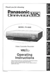 Panasonic PV-4660 Vcr Owners Instruction Manual. Fixed Price $22.24.