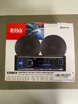 Boss Audio Systems 638BCK Single Din Bluetooth Dm Receiver Bundle Car Stereo Pac. Fixed Price $54.87.