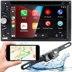 Dvd Stereo Receiver Work W/ Bluetooth, Apple Carplay, Android Auto, Cam PK2. Fixed Price $107.95.