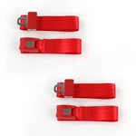 Ford Truck 1980 - 1986 F150 Standard 2PT Red Lap Bucket Seat Kit Belts. Fixed Price $48.95.