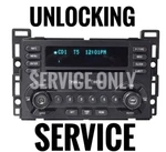 Unlocking Service For 2004 - 2006 Malibu Am/fm Cd Player. Fixed Price $50.05.