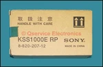 Genuine Sony KSS-1000E-RP Laser Head Part # 8-820-207-12 New Sealed. Fixed Price $55.00.