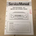 Original Proton Service Manuals For Car Audio Radio Components. Fixed Price $12.98.