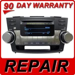 Repair Service Only Toyota Highlander Radio 6 Disc Changer Cd Player Fix Oem Jbl. Fixed Price $161.10.