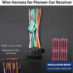 Wire Harness For Pioneer DEH-P3000IB DEHP3000IB Car Receiver Kit With Connectors. Fixed Price $11.95.