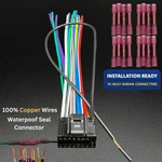 Power Wire Harness For Kenwood KDC-X595 KDCX595 Kit With Connectors. Fixed Price $10.95.