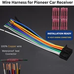 Wire Harness For Pioneer DEH-X3800UI DEHX3800UI Kit With Connectors. Fixed Price $10.95.