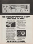 1978 Pioneer Supersystem KPH-838 Car Stereos "worthy Of The Name" Print Ad. Fixed Price $9.71.