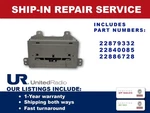 Repair Service On Am/fm/cd Silverbox Radio For 2005-2013 Chevy Vehicles. Fixed Price $425.00.