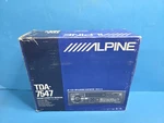 Alpine TDA-7547 Cassette Receiver Original Box Complete Kit Vintage. Fixed Price $249.99.