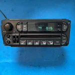 Chrysler Sebring Jeep Cherokee Wrangler Dodge Ram Caravan Radio Cd Player Rbk. Fixed Price $71.99.