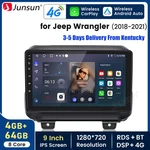 4+64G Carplay ANDROID15 Stereo Radio Gps Navi Bt For Jeep Wrangler 2018-2021. Fixed Price $227.99.
