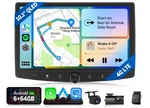 Eonon UX6SK2 Plus 10.1"ANDROID Qled 6+64 2DIN Stereo Radio Apple Carplay Gps. Fixed Price $266.29.