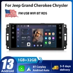 7 Carplay Stereo Radio For Jeep Wrangler Chrysler Dodge Gps Nav Dab Wifi Fm. Fixed Price $149.00.