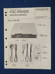 Kenwood KAC-606 KAC-626 Amplifier Service Manual Factory Original The Real Thing. Fixed Price $17.15.