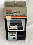 Kraco Stereo Cassette Adapter For 8-TRACK Player Car Audio Model KCA-8 Works. Fixed Price $20.00.
