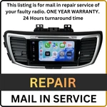 Repair Service Radio Head-unit Hondalink Navigation 2016-2018 39540 39101. Fixed Price $330.00.