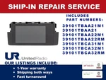 Repair Service: 2016-2018 Honda Civic Am/fm Acm Radio 39101-TBA-A21M1. Fixed Price $350.00.