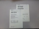 Vintage Sony XR-7070 Car Stereo Operating And Installation Instructions. Fixed Price $12.00.