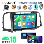 Android 15 Head Unit Radio Stereo Carplay For Toyota Venza 2008-2016 +camera. Fixed Price $107.99.