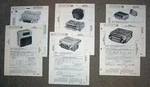 6 Sams Photofact Radio Service Manuals Buick Olds Pontiac Chevrolet Merc Mopar. Fixed Price $12.95.