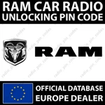 Ram Radio Unlocking Pin Code 1500 2500 3500 Harman VP2 VP4 Mopar Uconnect 8.4 12. Fixed Price $9.32.