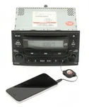 05-06 Kia Spectra Radio Am Fm Single Cd Player Upgraded W Aux Input 96150-2F100. Fixed Price $174.25.
