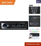 Versatile Bluetooth Car Stereo - 4X60W Power, Multifunctional MP3 Player. Fixed Price $39.23.