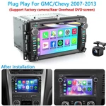 Apple Carplay Navi Stereo Radio Dvd Cd Player For Gmc Yukon Sierra 2007-2013. Fixed Price $189.90.