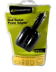 New Old Stock 2009 Sealed Bracketron Dual Socket Power Adaptor #UGC-102-BL. Fixed Price $10.99.