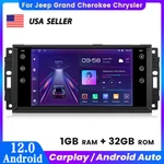 Gps Radio Navi Stereo For Jeep Grand Cherokee Dodge Ram Chrysler Carplay. Fixed Price $129.99.