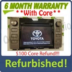 Refurbish 15-19 Toyota Tundra Oem Factory Hd Radio Touch Screen Cd Player 510117. Fixed Price $404.10.