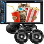 Pioneer 6X9" & 6.5" 4 Speakers+ 2 Din Car Dvd Cd Mirrorlink Bluetooth Receiver. Fixed Price $199.99.